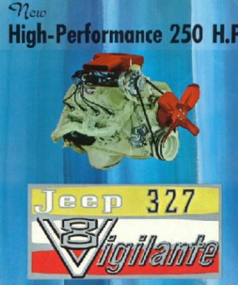 1st Jeep V8 - 327 Vigilante